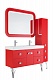 Водолей Мебель для ванной "Астрид 120" красная, 5 ящиков – фотография-14